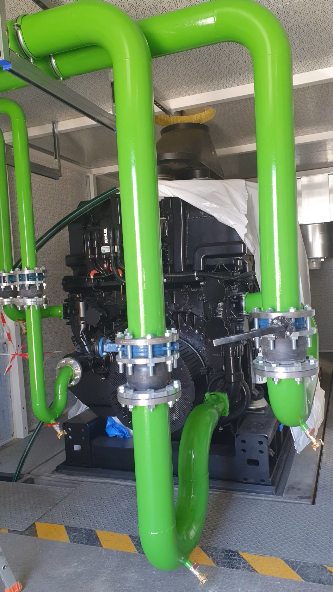 Réalisation d'un Circuit de Refroidissement GE Acier + Peinture (détail)